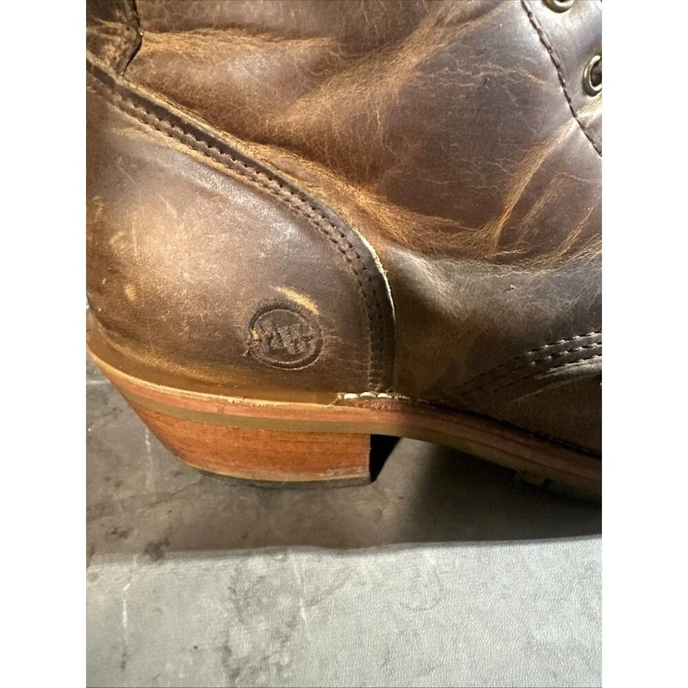 Double H Western ‘Lewis’ Logger Packer Lace Up Boots Brown DH9635 Size 10.5 EE